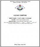 Giáo trình Vật liệu cơ khí (Nghề: Cắt gọt kim loại - CĐ/TC): Phần 2 - Trường Cao đẳng Nghề Đồng Tháp