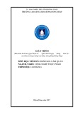 Giáo trình Đánh giá cảm quan sản phẩm (Nghề: Công nghệ thực phẩm - Cao đẳng) - Trường Cao đẳng Cộng đồng Đồng Tháp