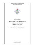 Giáo trình Thực hành Tiện nâng cao (Nghề: Cắt gọt kim loại - Cao đẳng) - Trường Cao đẳng Nghề Đồng Tháp