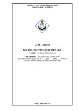 Giáo trình Nguyên lý chi tiết máy (Nghề: Cắt gọt kim loại - CĐ/TC) - Trường Cao đẳng Nghề Đồng Tháp