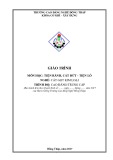 Giáo trình Tiện rãnh, cắt đứt - tiện lỗ (Nghề: Cắt gọt kim loại - CĐ/TC) - Trường Cao đẳng Nghề Đồng Tháp