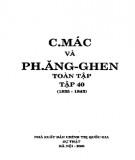 Toàn tập về C.Mác và Ph.Ăng-ghen - Tập 40