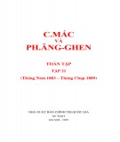 Toàn tập về C.Mác và Ph.Ăng-ghen - Tập 21