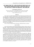 Đẩy mạnh công tác tuyên truyền phổ biến pháp luật bảo vệ môi trường đối với rác thải hộ gia đình tại xã Tam Phước, thành phố Biên Hòa, tỉnh Đồng Nai