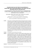 Cảm biến điện hóa phát hiện chloramphenicol trong mẫu thịt lợn sử dụng điện cực in cacbon tích hợp (SPE) biến tính với tấm nano MoS2