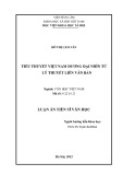 Luận án Tiến sĩ Văn học: Tiểu thuyết Việt Nam đương đại nhìn từ lý thuyết liên văn bản