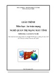 Giáo trình An toàn mạng (Nghề: Quản trị mạng máy tính - Cao đẳng nghề) - Tổng cục dạy nghề