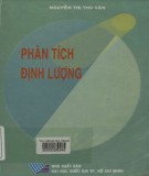 Nghiên cứu phương pháp phân tích định lượng (Tái bản lần thứ nhất): Phần 2