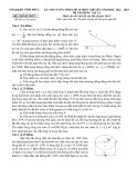 Đề thi vào lớp 10 THPT chuyên môn Vật lí năm 2022-2023 có đáp án - Sở GD&ĐT Vĩnh Phúc