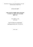 Luận văn Thạc sĩ Văn hóa học: Chèo chuyên nghiệp trong đời sống văn hóa của nhân dân Nam Định hiện nay