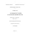 Luận văn Thạc sĩ Văn hóa học: Giá trị lịch sử văn hóa của di tích Bắc Bộ phủ ở Hà Nội