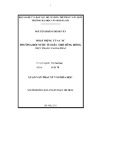 Luận văn Thạc sĩ Văn hóa học: Hoạt động của các phường rối nước châu thổ Sông Hồng thực trạng và giải pháp