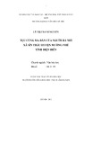 Luận văn Thạc sĩ Văn hóa học: Tục cúng ma bản của người Hà Nhì xã Sín Thầu huyện Mường Nhé tỉnh Điện Biên