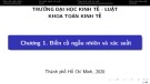 Bài giảng Lý thuyết xác suất - Chương 1: Biến cố ngẫu nhiên và xác suất