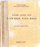 Tìm hiểu về bảng lược đồ văn học Việt Nam (Quyển thượng: Nền văn học cổ điển từ thế kỷ XIII đến 1862) - Phần 2