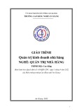 Giáo trình Quản trị kinh doanh nhà hàng (Nghề: Quản trị nhà hàng - Trình độ Cao đẳng) - Trường Cao đẳng Nghề An Giang