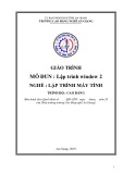 Giáo trình Lập trình window 2 (Nghề: Lập trình máy tính - Trình độ Cao đẳng) - Trường Cao đẳng Nghề An Giang