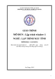 Giáo trình Lập trình window 1 (Nghề: Lập trình máy tính - Trình độ Cao đẳng) - Trường Cao đẳng Nghề An Giang