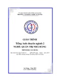 Giáo trình Tiếng Anh chuyên ngành 2 (Nghề: Quản trị nhà hàng - Trình độ Cao đẳng) - Trường Cao đẳng Nghề An Giang