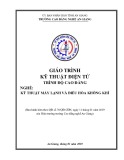 Giáo trình Kỹ thuật điện tử (Nghề: Kỹ thuật máy lạnh và điều hòa không khí - Trình độ Cao đẳng) - Trường Cao đẳng Nghề An Giang