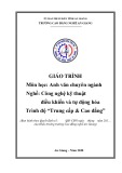 Giáo trình Anh văn chuyên ngành (Nghề: Công nghệ kỹ thuật điều khiển và tự động hóa - Trình độ CĐ/TC) - Trường Cao đẳng Nghề An Giang