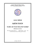 Giáo trình Kiểm toán (Nghề: Kế toán doanh nghiệp - Trình độ Cao đẳng) - Trường Cao đẳng Nghề An Giang