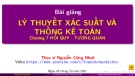 Bài giảng Lý thuyết xác suất và thống kê toán - Chương 7: Hồi quy - Tương quan