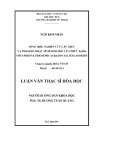 Luận văn Thạc sĩ Hóa học: Tổng hợp, nghiên cứu cấu trúc và thăm dò hoạt tính sinh học của phức Fe(III) với 4-phenylthiosemicacbazon salixylandehit