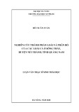 Luận văn Thạc sĩ Sinh thái học: Nghiên cứu thành phần loài và phân bố của các loài cá ở sông Trầu, huyện Núi Thành, tỉnh Quảng Nam