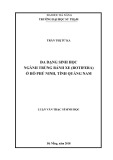 Luận văn Thạc sĩ Khoa học: Đa dạng sinh học ngành Trùng bánh xe (Rotifera) ở hồ Phú Ninh, tỉnh Quảng Nam