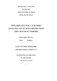Luận văn Thạc sĩ Hóa học: Tổng hợp chất màu cách nhiệt LaaFeO3 pha tạp Al3+ bằng phương pháp tiền chất đi từ tinh bột