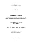 Luận văn Thạc sĩ Khoa học giáo dục: Biện pháp quản lý hoạt động bồi dưỡng nghiệp vụ sư phạm cho đội ngũ giáo viên trường Trung cấp nghề Giao thông vận tải Quảng Trị