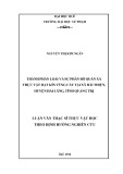 Luận văn Thạc sĩ Sinh học: Thành phần loài và sự phân bố quần xã thực vật hạt kín vùng cát tại xã Hải Thiện, huyện Hải Lăng, tỉnh Quảng Trị