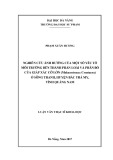 Luận văn Thạc sĩ Khoa học: Nghiên cứu ảnh hưởng của một số yếu tố môi trường đến thành phần loài và phân bố của giáp xác cỡ lớn (Malacostraca: Crustacea) ở Sông Tranh, huyện Bắc Trà My, tỉnh Quảng Nam