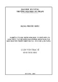 Luận văn Thạc sĩ Sinh thái học: Nghiên cứu đặc điểm sinh học và phân bố các loài thực vật họ Kim giao (Podocarpaceae) tại Khu bảo tồn thiên nhiên Bà Nà - Núi Chúa, Đà Nẵng