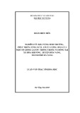 Luận văn Thạc sĩ Khoa học: Nghiên cứu khả năng sinh trưởng, phát triển, năng suất, chất lượng hoa của một số giống layơn trồng trong vụ Đông tại xã Hòa Khương, huyện Hòa Vang, thành phố Đà Nẵng