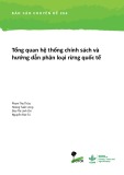 Báo cáo chuyên đề: Tổng quan hệ thống chính sách và hướng dẫn phân loại rừng quốc tế