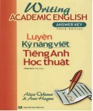 Phương pháp tự rèn luyện kỹ năng viết tiếng Anh học thuật: Phần 1