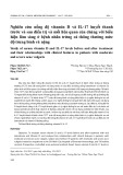 Nghiên cứu nồng độ vitamin D và IL-17 huyết thanh trước và sau điều trị và mối liên quan của chúng với biểu hiện lâm sàng ở bệnh nhân trứng cá thông thường mức độ trung bình và nặng