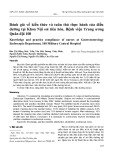 Đánh giá về kiến thức và tuân thủ thực hành của điều dưỡng tại Khoa Nội soi tiêu hóa, Bệnh viện Trung ương Quân đội 108