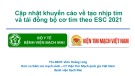 Bài giảng Cập nhật khuyến cáo về tạo nhịp tim và tái đồng bộ cơ tim theo ESC 2021 - Ths. BSNT. Viên Hoàng Long