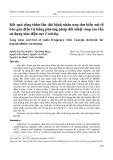 Kết quả sống thêm lâu dài bệnh nhân ung thư biểu mô tế bào gan điều trị bằng phương pháp đốt nhiệt sóng cao tần sử dụng kim điện cực Cool-tip