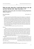 Đánh giá triệu chứng đau ở người bệnh đột quỵ não cấp tại Khoa Nội thần kinh - Bệnh viện Quân y 175