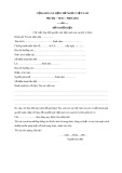 Mẫu Đơn xin giành quyền nuôi con