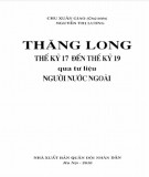 Tìm hiểu Thăng Long thế kỷ XVII đến thế kỷ XIX thông qua tư liệu nước ngoài: Phần 1