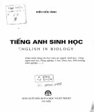 Giáo trình Tiếng Anh sinh học - English in biology: Phần 1