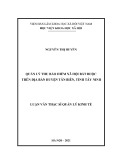 Luận văn Thạc sĩ Quản lý kinh tế: Quản lý thu bảo hiểm xã hội bắt buộc trên địa bàn huyện Tân Biên, tỉnh Tây Ninh