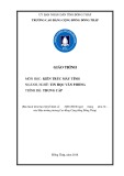 Giáo trình Kiến trúc máy tính (Ngành: Tin học văn phòng - Trung cấp) - Trường Cao đẳng Cộng đồng Đồng Tháp