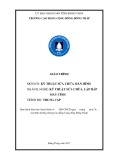 Giáo trình Kỹ thuật sửa chữa màn hình (Ngành: Kỹ thuật sửa chữa, lắp ráp máy tính - Trung cấp) - Trường Cao đẳng Cộng đồng Đồng Tháp