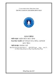 Giáo trình Kiến trúc máy tính (Ngành: Kỹ thuật sửa chữa, lắp ráp máy tính - Trung cấp) - Trường Cao đẳng Cộng đồng Đồng Tháp